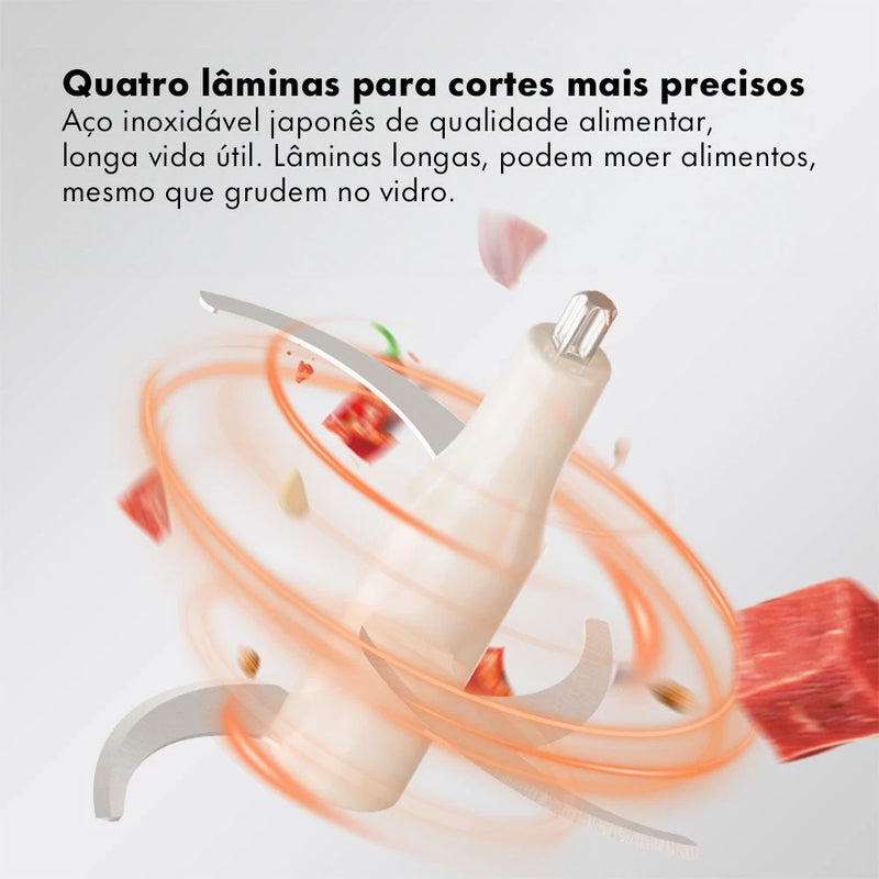 Processador de Alimentos Gaabor QuickChop – Potência e Velocidade na Sua Cozinha